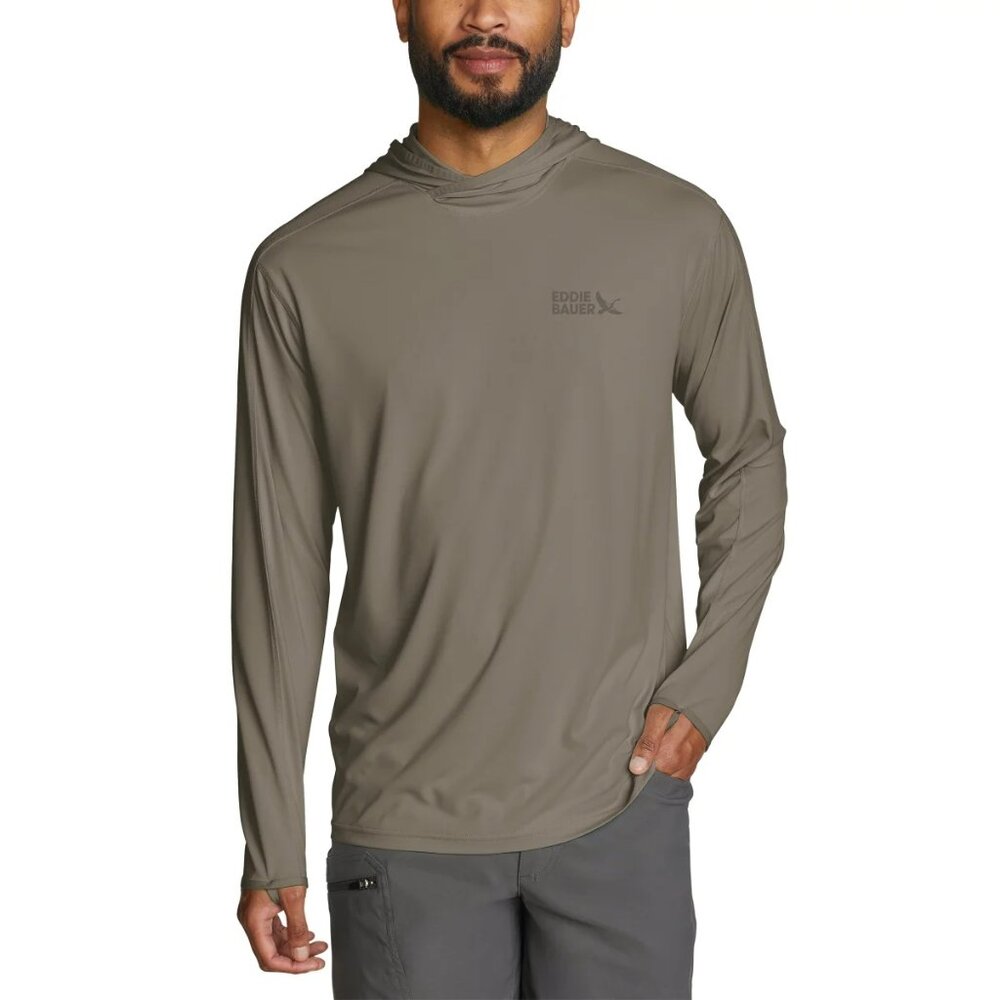 Men’s Performance Hoodie, Brown , Eddie Bauer